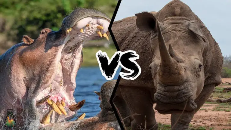 Difference between Hippopotamus and Rhinoceros